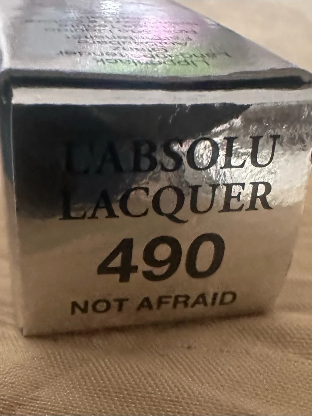 L'Absolu Lacquer Longwear Lip Color - 490 Not Afraid